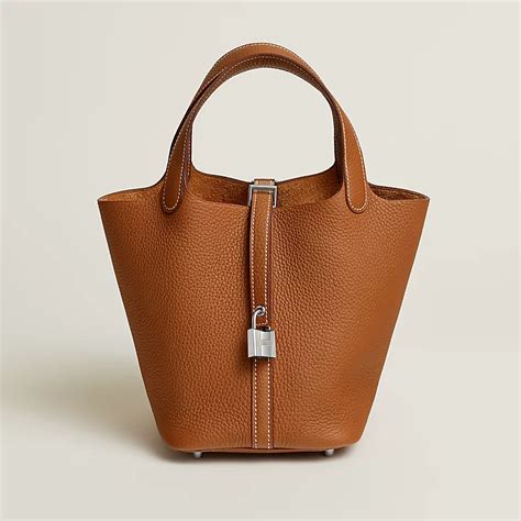 picotin hermes brown|picotin lock bags.